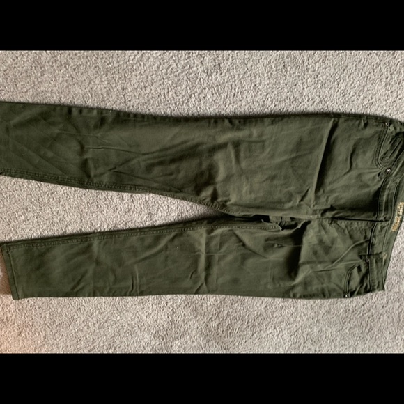 Army Green Skinny Jeans - Picture 1 of 2